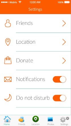 设置页面设计概念